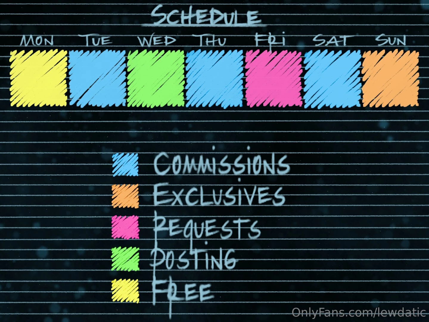 Late posting this week s schedule apr 10th-16th 