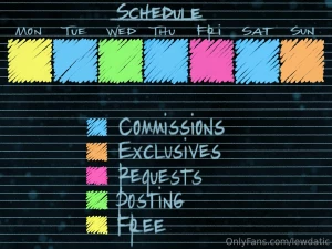 Late posting this week s schedule apr 10th-16th