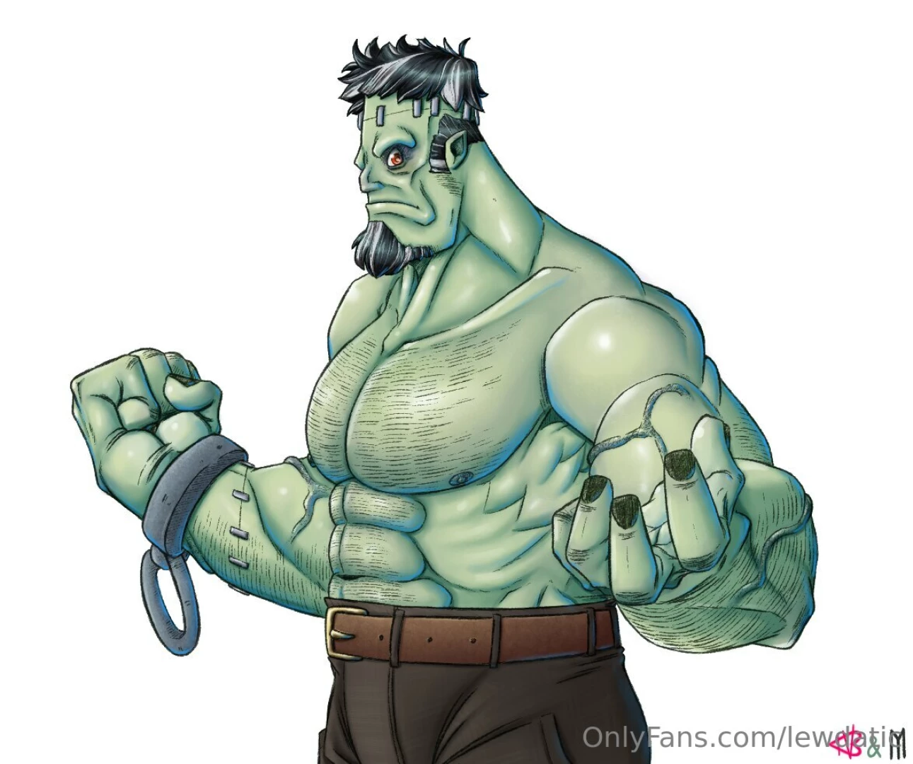 Frank-himbo my hubby ymnamaraad and i worked on this piece together 