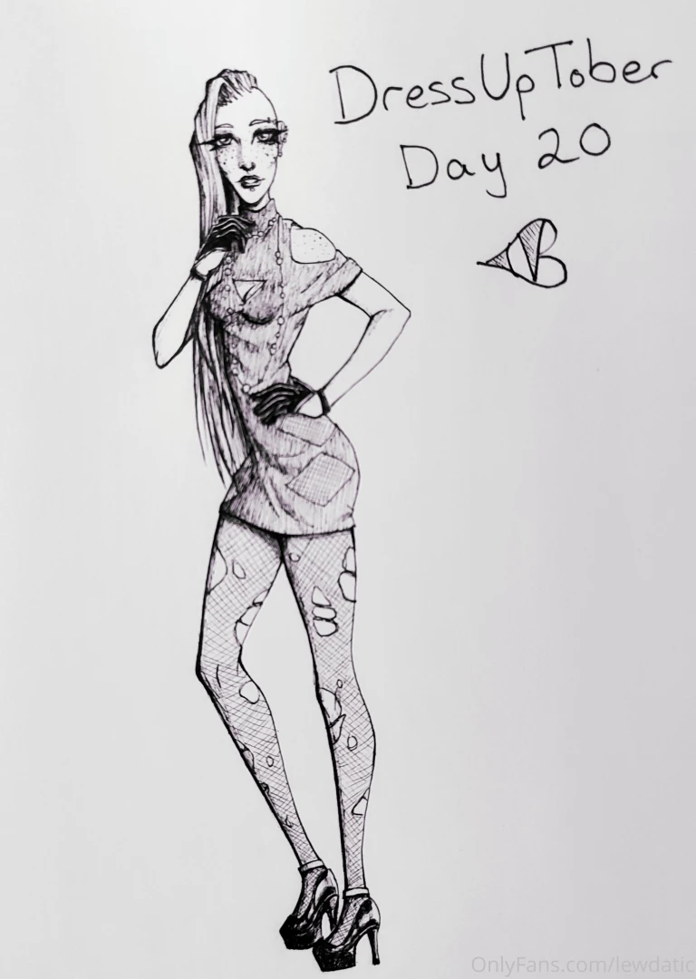 My second entry to dressuptober2021 for day 20 my oc meredith formerly 