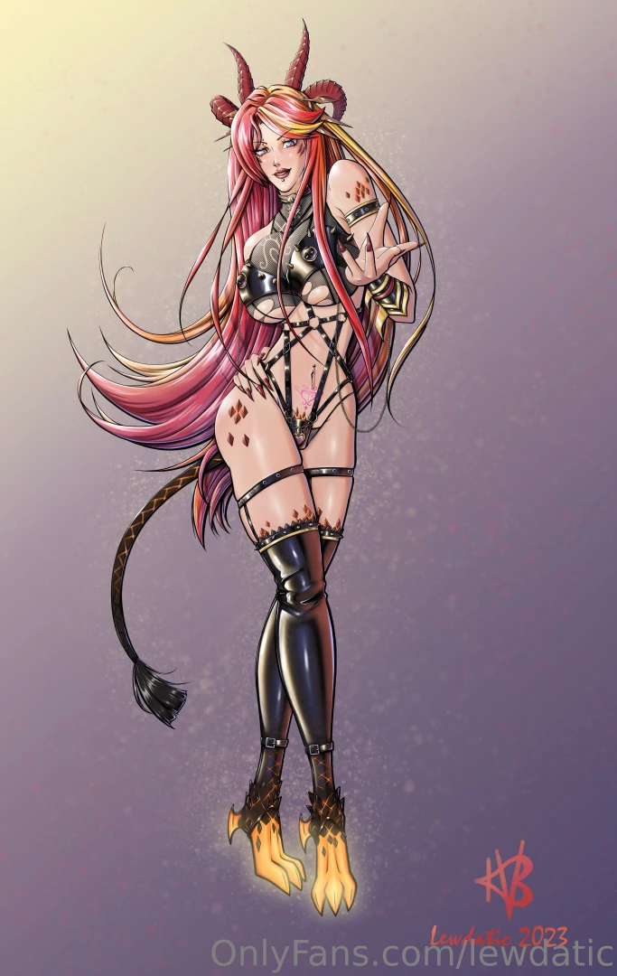 A commission i finished for hentaimistressz on twitter of ember dragon 