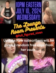 This week on theloungeroom not only is she a gorgeous curvy bbw model