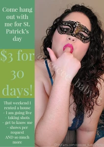 Tired of all the ppv and spam come join me ceecee_baby25 for a