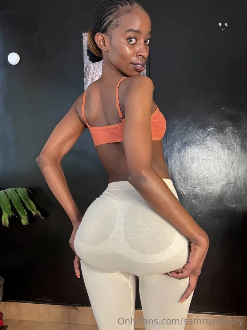 How much do you like it when a black girl stretches her ass for you to 