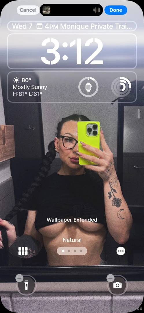 Make me your lock screen and show me how loyal you are you might get 