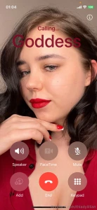 Pov it s me your goddess calling you