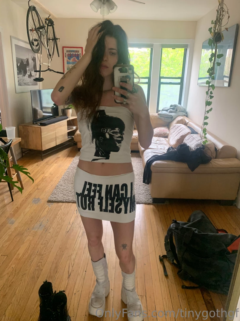 Made this two piece sewed and printed myself looks extra hot part 1 