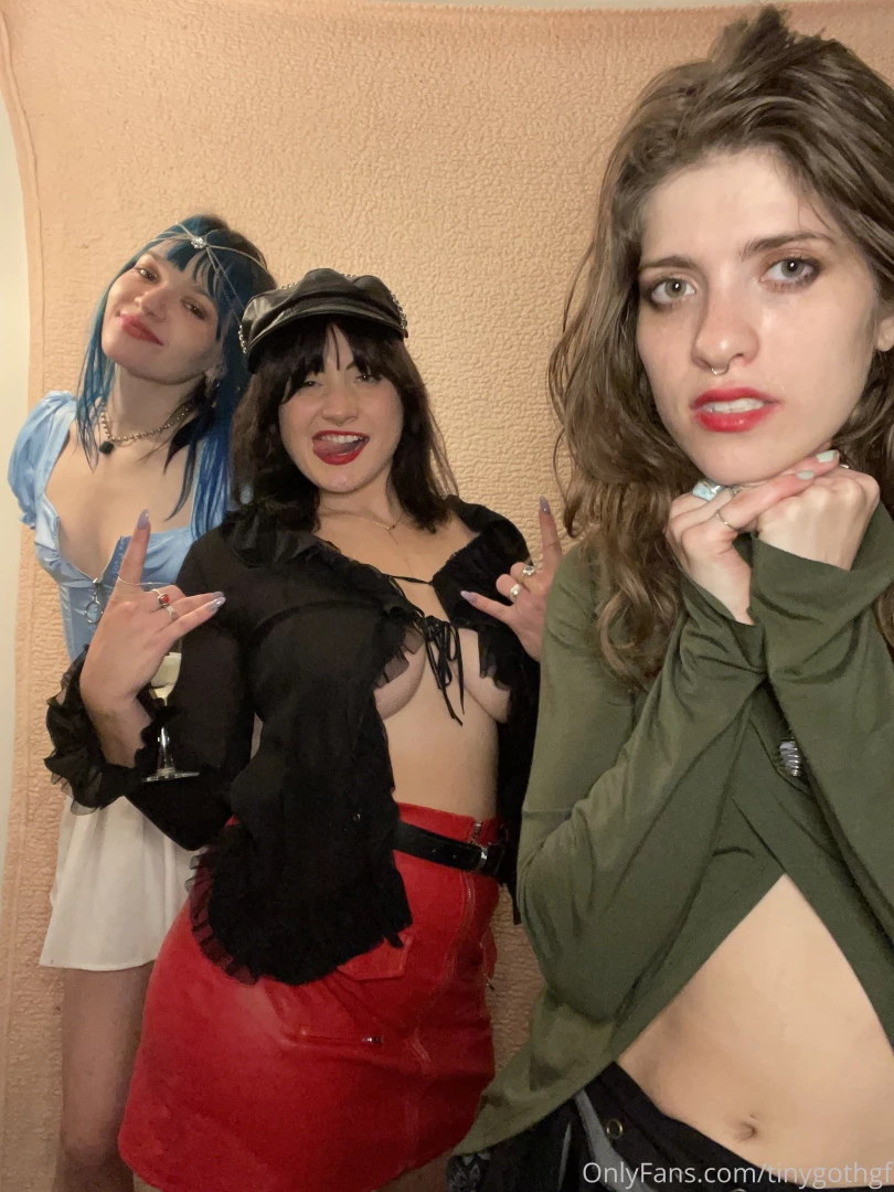 Dressed like a fairy nymph and partied all night with these hotties part 2 