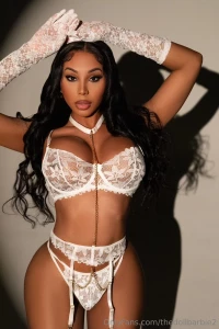 A centerfold pinup girl