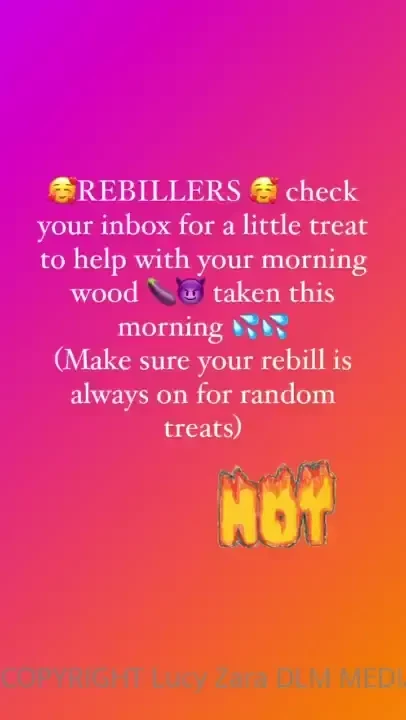 Rebillers check your inbox right now 