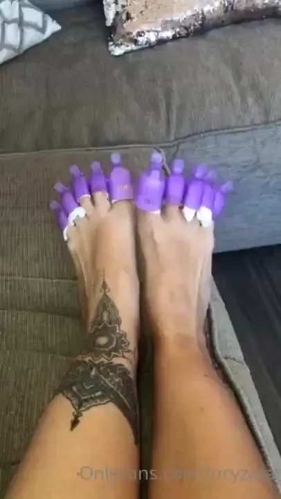 lucyzara - Pedicure time pamperedtoes footporn worship footfetish let s reach my 