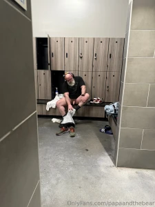 You walk into the locker room and see this part 1