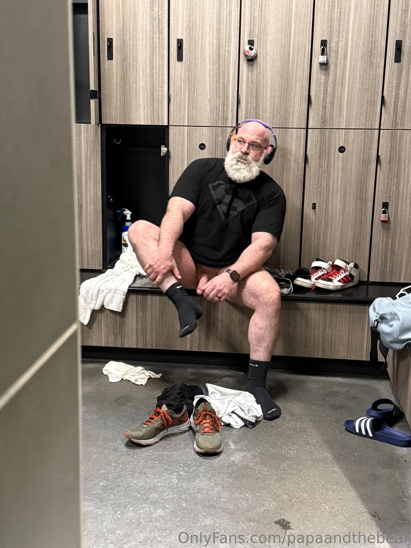 You walk into the locker room and see this 