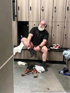 You walk into the locker room and see this