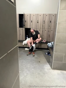 You walk into the locker room and see this part 2