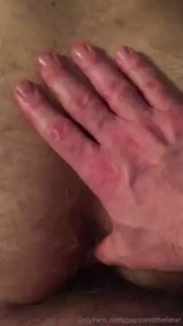 Papa pounding the bear