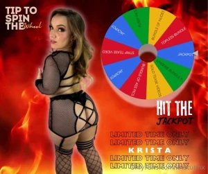 Spin the wheel hit the jackpot jackpot full access to all my content