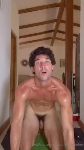 Hopefully wherever you are you can work out with your balls out too