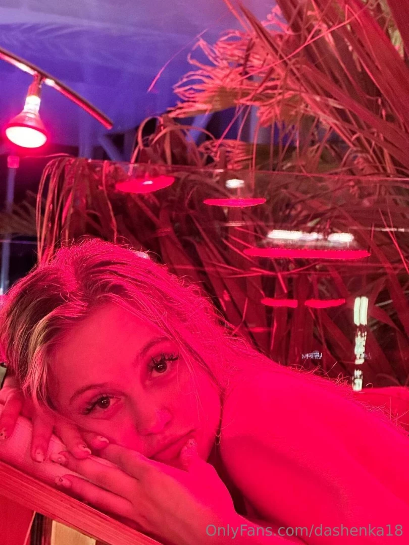 Lost in the pink haze i was at the spa and there was an artificial sun 