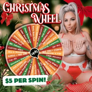 T is the season to cum with me baby spin my wheel for some amazing part 1