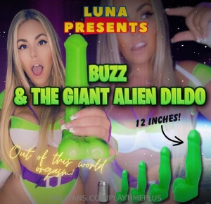 Buzz fucks giant alien dildo watch me cum to infinity and beyond https