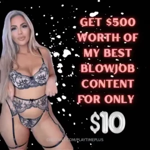 Only 10 for 500 worth of my best blowjob content tip and let s get part 1