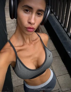 Slim brunette domi_moore with big boobs and perfect figure decided to part 28