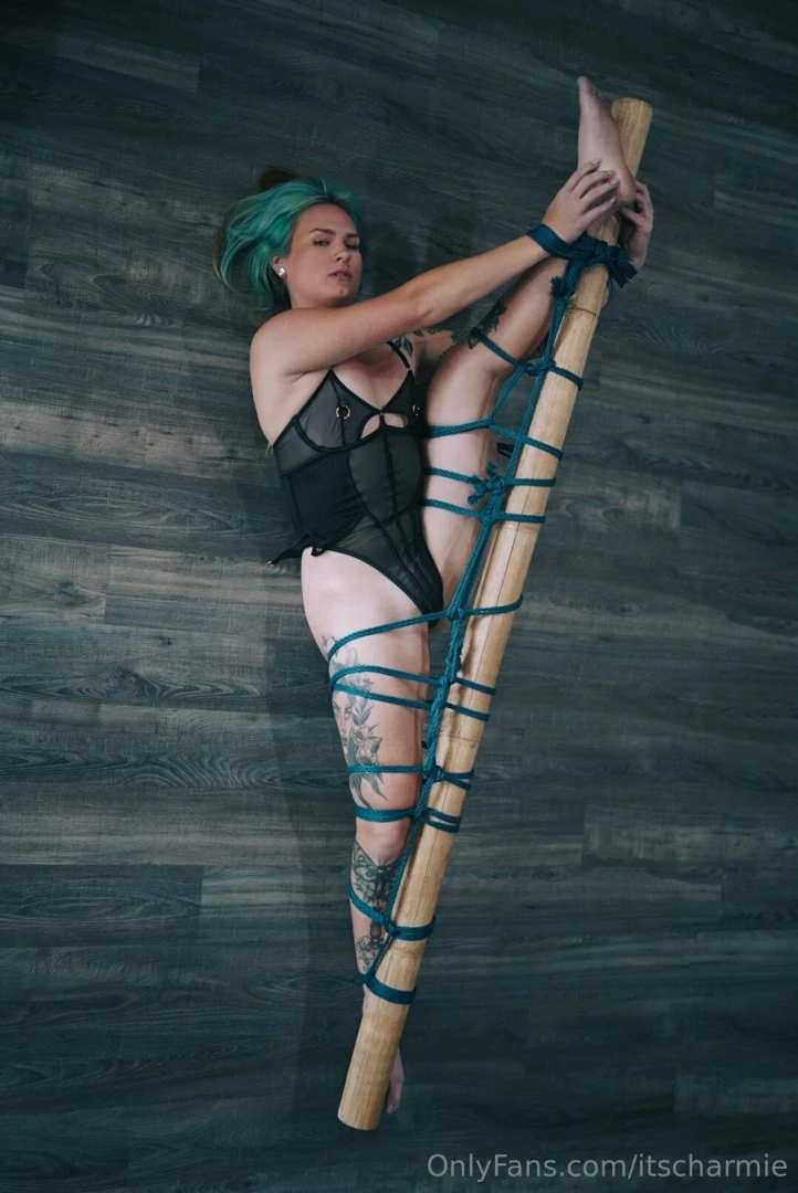 Have you ever seen someone split tied to a 6 foot piece of bamboo 