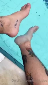 Would you like to massage my feet after my swimming training