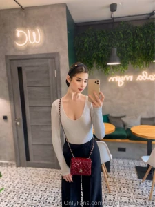 Reflection of the day coffee a mirror and a good mood