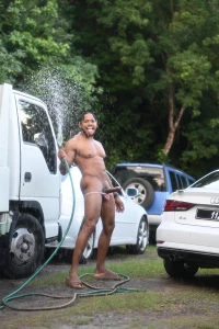 Wanna help me wash my vehicles