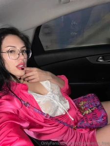 Cruising through landscapes in a pink dream en route to new adventures