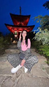 Under the evening sky every step becomes a tale of wanderlust roaming