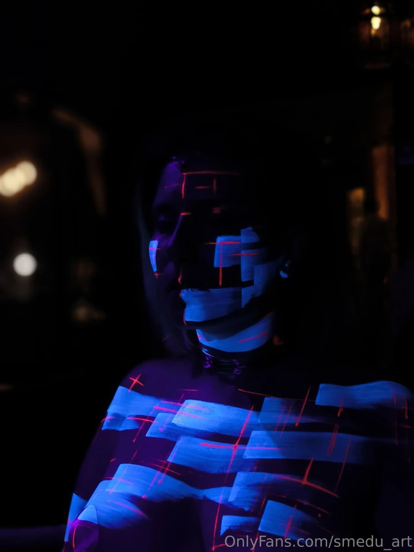 Body and colori ritual erotic body paint niko m part 2 