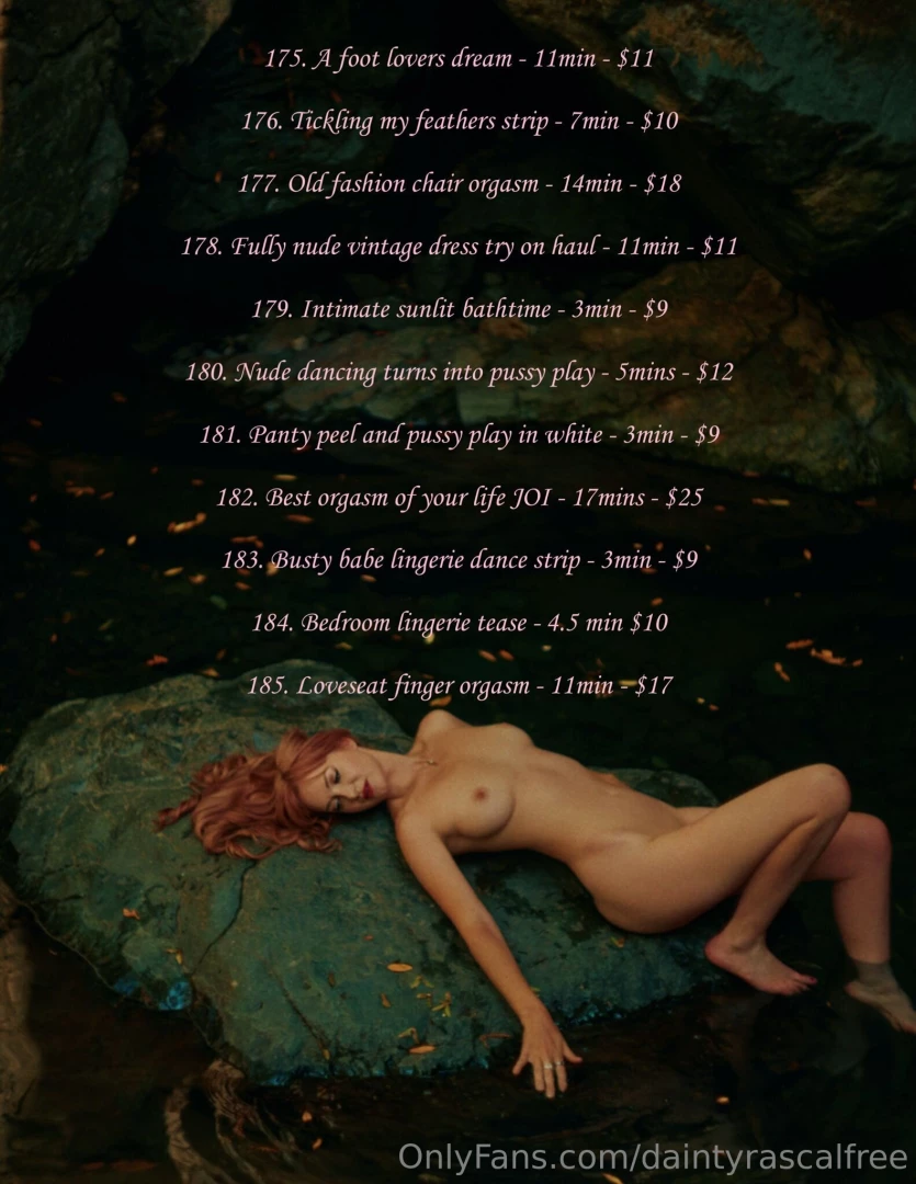 I ve recently updated my naughty tip menu if you re a regular on my part 5 
