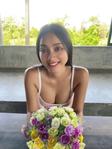 You know i really love flowers so if you give me one i might just show