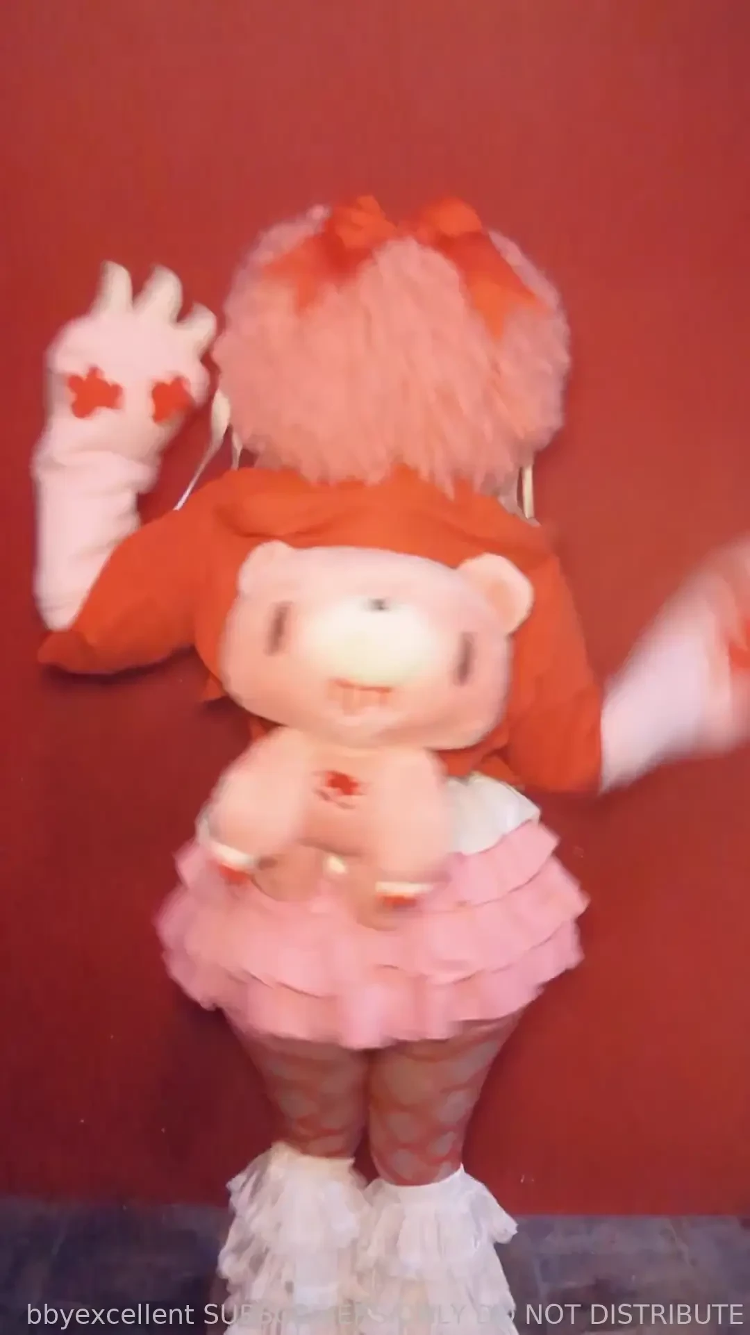 Gloomy bear rave fit it was so packed i didn t really have space to 