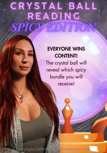 Magic crystal ball reading tip to reveal what you will see in your