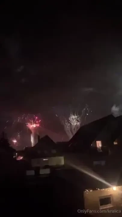 Happy new year from my balcony what did u do today hope y all amp ur 