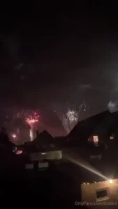 Happy new year from my balcony what did u do today hope y all amp ur