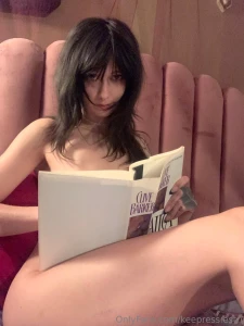 You walk in on me reading an erotic scene in my novel