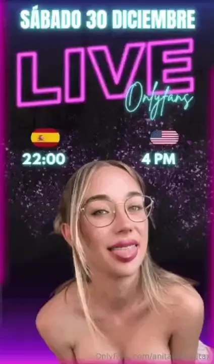 Today 30 december i m doing my second live show on onlyfans balloons 