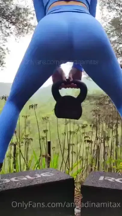 Nunca os he ense ado como hago ejercicio aprovechando que me fui a un 