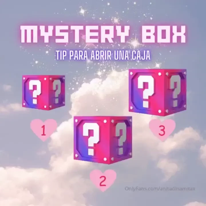 Mystery box game - unlock a mystery box and win prizes of content 