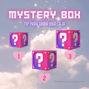 anitadinamitax - Mystery box game - unlock a mystery box and win prizes of content 