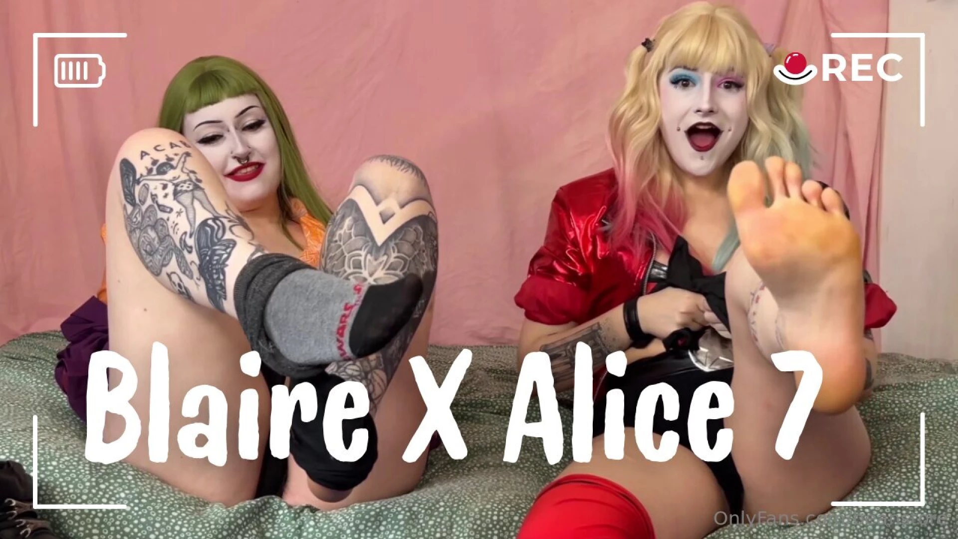 Blaire x alice collab 7 bundle- contains armpit fuck bi loving clowns 