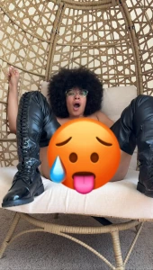 Showing off my body in my sexy black boots that go all the way up my