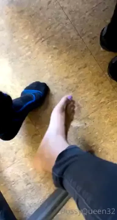 At work decided to let y all see my steamy feet out my socks and boots 