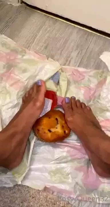 Wouldn t you love sucking this chocolate chip muffin off my pretty 