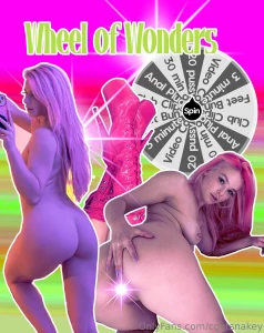 Cum one cum all and spin the amazing wheel of wonders a special little